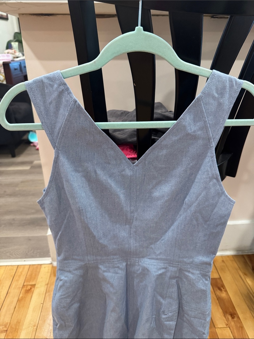 Banana Republic Pale Blue V-Neck Sheath Dress - Picture 3 of 3